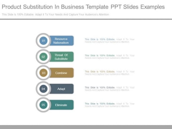 Product Substitution In Business Template Ppt Slides Examples Product Substitution In Business Template Ppt Slides Examples