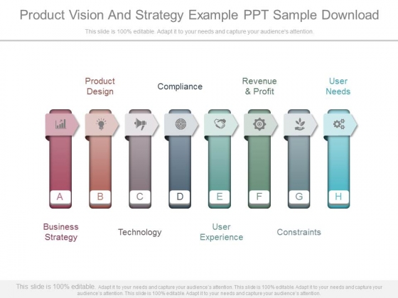 Product Vision And Strategy Example Ppt Sample Download