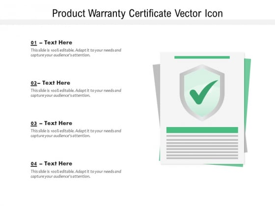 Product Warranty Certificate Vector Icon Ppt PowerPoint Presentation Layouts Tips PDF Product Warranty Certificate Vector Icon Ppt PowerPoint Presentation Layouts Tips PDF
