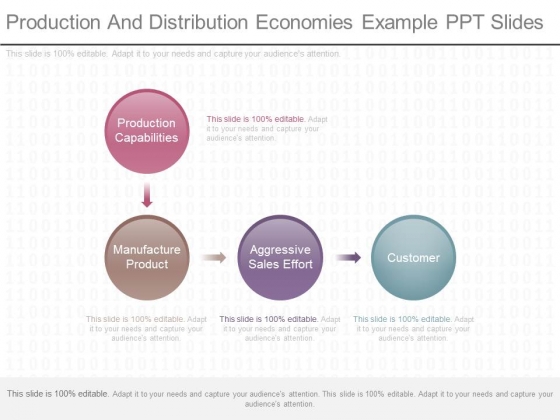 Production And Distribution Economies Example Ppt Slides