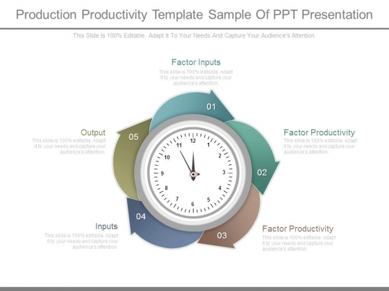 Production Productivity Template Sample Of Ppt Presentation Production Productivity Template Sample Of Ppt Presentation