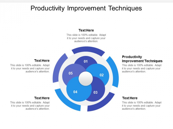 Productivity Improvement Techniques Ppt PowerPoint Presentation Gallery Template