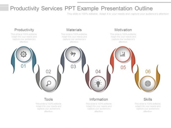 Productivity Services Ppt Example Presentation Outline Productivity Services Ppt Example Presentation Outline