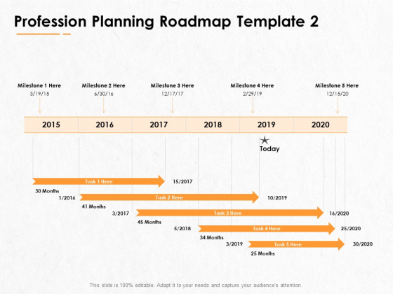 Professional Development And Career Planning Roadmap Profession Planning Roadmap Milestone Ppt Gallery Example Introduction PDF Professional Development And Career Planning Roadmap Profession Planning Roadmap Milestone Ppt Gallery Example Introduction PDF
