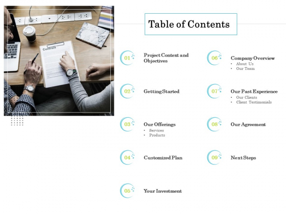 Professional House Cleaning Service Table Of Contents Graphics PDF Professional House Cleaning Service Table Of Contents Graphics PDF
