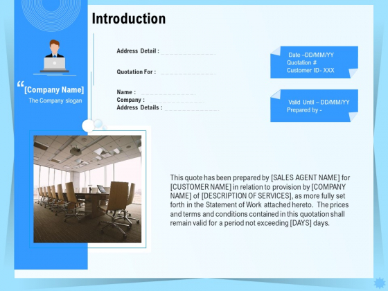 Professional Quotation Estimation Solutions Introduction Pictures PDF Professional Quotation Estimation Solutions Introduction Pictures PDF