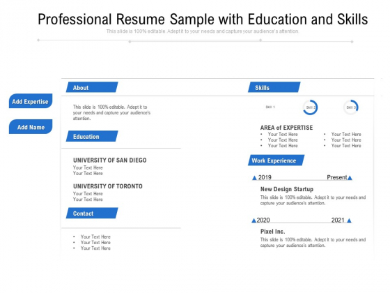 Professional Resume Sample With Education And Skills Ppt PowerPoint Presentation Model Slides PDF Professional Resume Sample With Education And Skills Ppt PowerPoint Presentation Model Slides PDF
