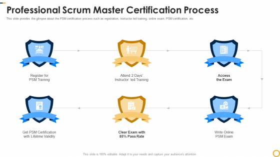 Professional Scrum Master Certification Process Formats PDF