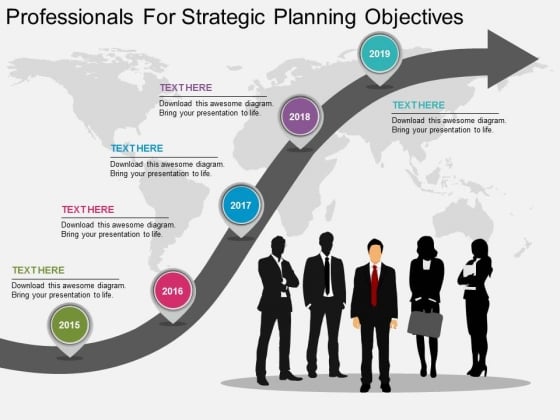Professionals For Strategic Planning Objectives Powerpoint Template