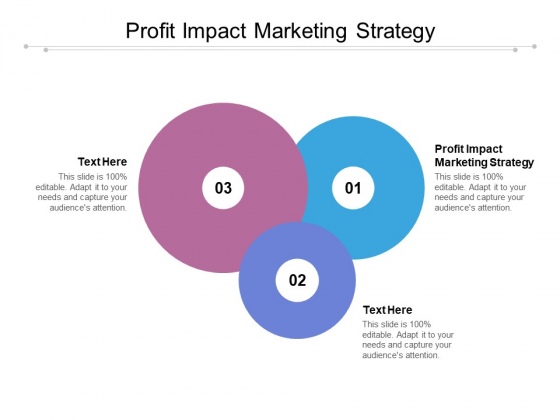 Profit Impact Marketing Strategy Ppt PowerPoint Presentation Slides Graphics Cpb