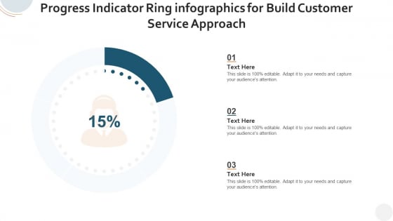 Progress Indicator Ring Infographics For Build Customer Service Approach Inspiration PDF Progress Indicator Ring Infographics For Build Customer Service Approach Inspiration PDF