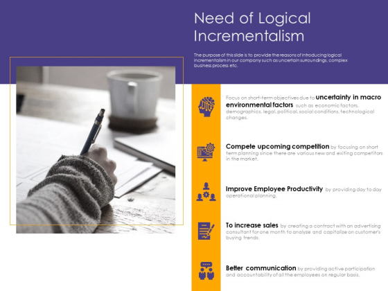Progressive Need Of Logical Incrementalism Ppt Gallery Background Images PDF Progressive Need Of Logical Incrementalism Ppt Gallery Background Images PDF