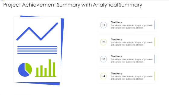 Project Achievement Summary With Analytical Summary Pictures PDF Project Achievement Summary With Analytical Summary Pictures PDF