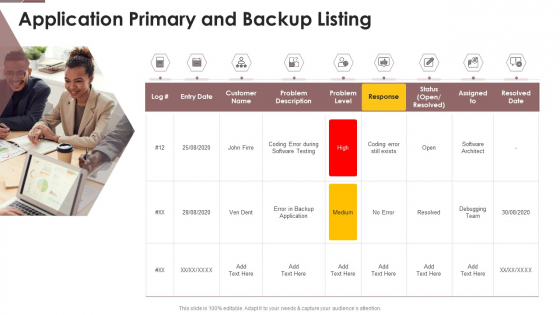 Project Assistance Templates Bundle Application Primary And Backup Listing Portrait PDF Project Assistance Templates Bundle Application Primary And Backup Listing Portrait PDF