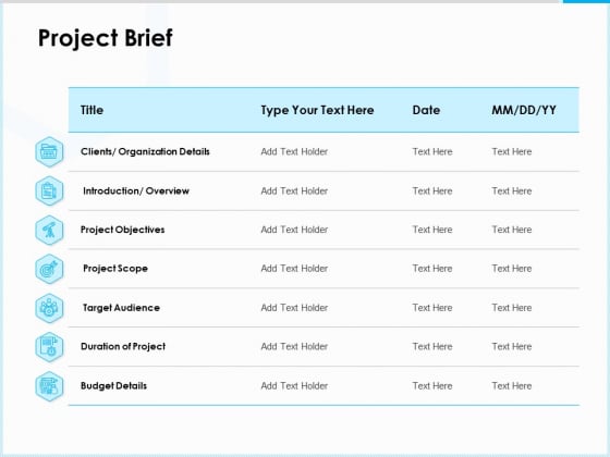 Project Budget Project Brief Ppt PowerPoint Presentation Slides Information PDF Project Budget Project Brief Ppt PowerPoint Presentation Slides Information PDF