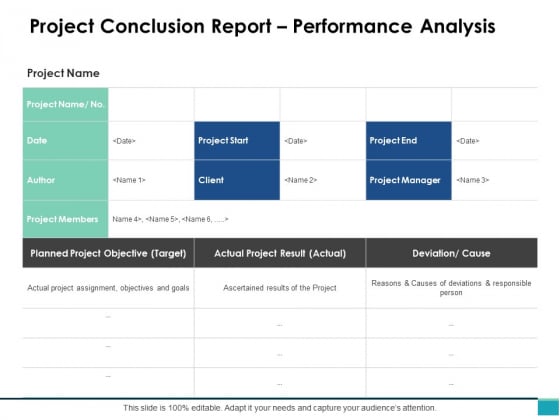 Project Conclusion Report Performance Analysis Ppt PowerPoint Presentation Ideas Project Conclusion Report Performance Analysis Ppt PowerPoint Presentation Ideas