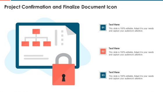 Project Confirmation And Finalize Document Icon Structure PDF Project Confirmation And Finalize Document Icon Structure PDF