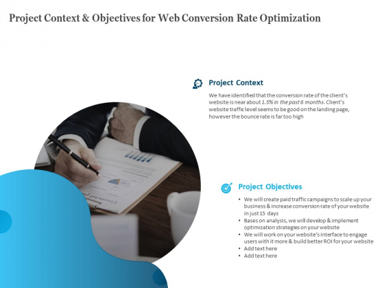 Project Context And Objectives For Web Conversion Rate Optimization Topics PDF Project Context And Objectives For Web Conversion Rate Optimization Topics PDF