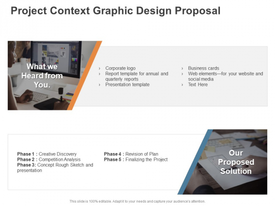 Project Context Graphic Design Proposal Ppt PowerPoint Presentation Inspiration Layouts