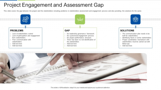 Project Engagement And Assessment Gap Template PDF