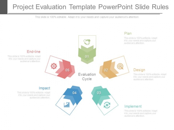 Project Evaluation Template Powerpoint Slide Rules
