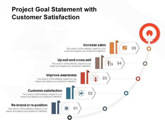 Project Goal Statement With Customer Satisfaction Ppt PowerPoint Presentation Layouts Slide Portrait PDF Project Goal Statement With Customer Satisfaction Ppt PowerPoint Presentation Layouts Slide Portrait PDF