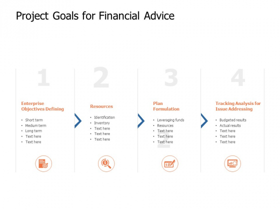 Project Goals For Financial Advice Ppt Powerpoint Presentation Professional Show Project Goals For Financial Advice Ppt Powerpoint Presentation Professional Show
