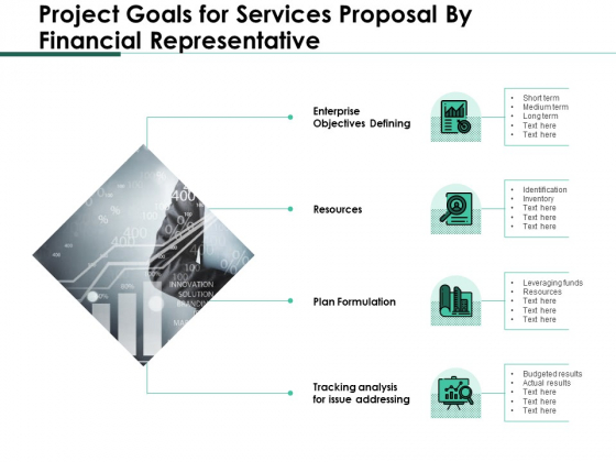 Project Goals For Services Proposal By Financial Representative Structure PDF Project Goals For Services Proposal By Financial Representative Structure PDF