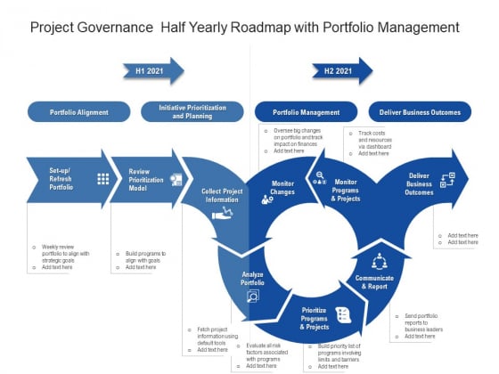 Project Governance Half Yearly Roadmap With Portfolio Management Clipart Project Governance Half Yearly Roadmap With Portfolio Management Clipart