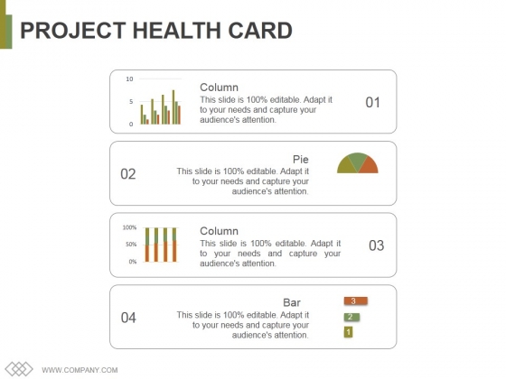 Project Health Card Template 1 Ppt PowerPoint Presentation Summary Visual Aids Project Health Card Template 1 Ppt PowerPoint Presentation Summary Visual Aids
