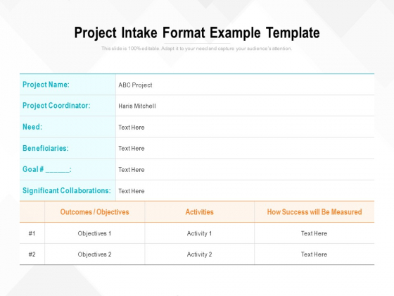 Project Intake Format Example Template Ppt PowerPoint Presentation File Slides Project Intake Format Example Template Ppt PowerPoint Presentation File Slides