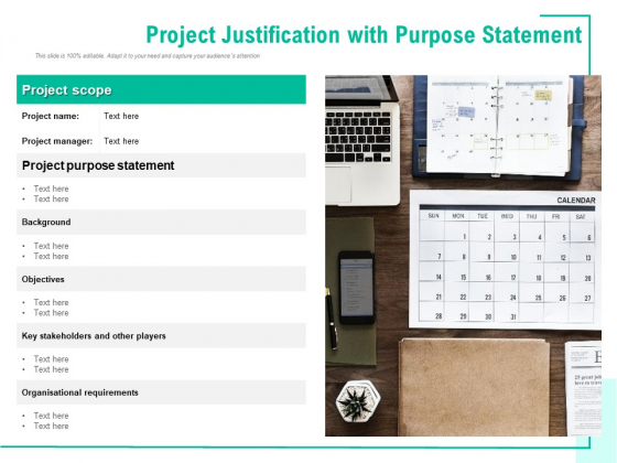 Project Justification With Purpose Statement Ppt PowerPoint Presentation Gallery Slides PDF Project Justification With Purpose Statement Ppt PowerPoint Presentation Gallery Slides PDF