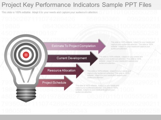 Project Key Performance Indicators Sample Ppt Files