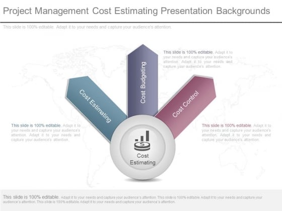 Project Management Cost Estimating Presentation Backgrounds Project Management Cost Estimating Presentation Backgrounds