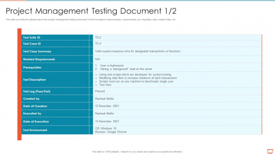 Project Management Experts Required Reports Project Management Testing Document Developed Graphics PDF Project Management Experts Required Reports Project Management Testing Document Developed Graphics PDF