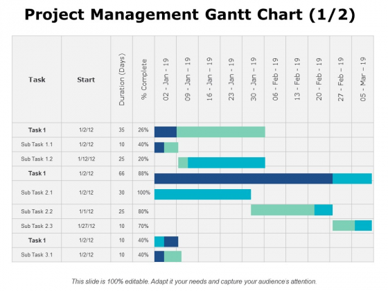 Project Management Gantt Chart Ppt PowerPoint Presentation Infographic Template Background Image Project Management Gantt Chart Ppt PowerPoint Presentation Infographic Template Background Image