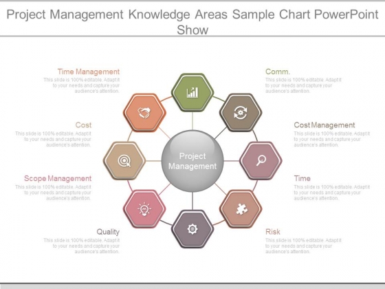 Project Management Knowledge Areas Sample Chart Powerpoint Show
