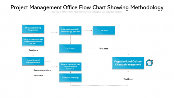 Project Management Office Flow Chart Showing Methodology Microsoft PDF