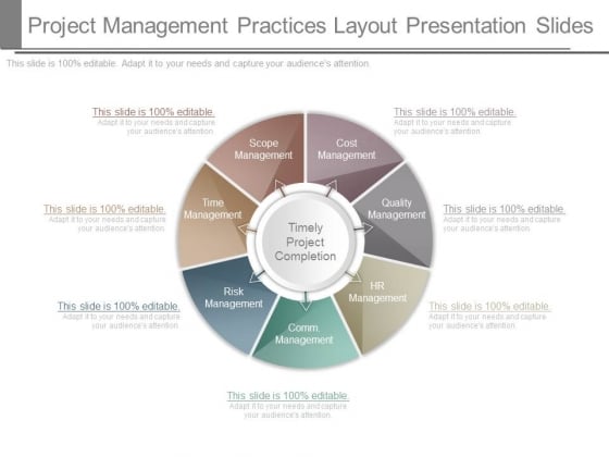 Project Management Practices Layout Presentation Slides Project Management Practices Layout Presentation Slides