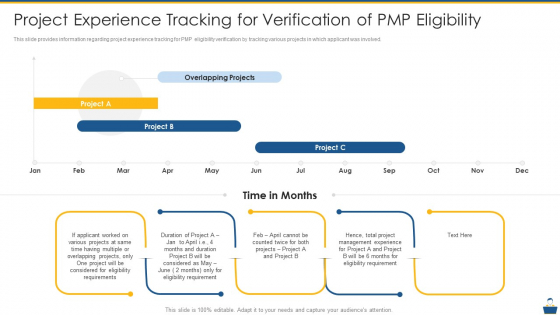 Project Management Professional Certificate Preparation IT Project Experience Tracking For Verification Of PMP Eligibility Brochure PDF Project Management Professional Certificate Preparation IT Project Experience Tracking For Verification Of PMP Eligibility Brochure PDF