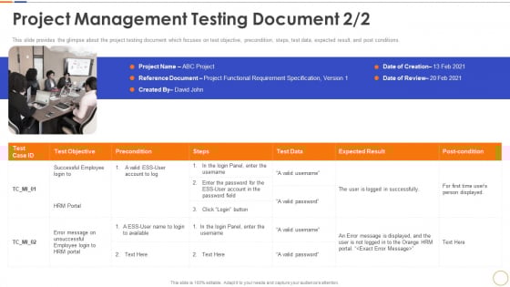 Project Management Testing Document Account Summary PDF Project Management Testing Document Account Summary PDF