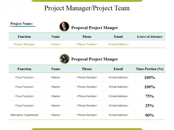 Project Manager Project Team Ppt PowerPoint Presentation Slides Show Project Manager Project Team Ppt PowerPoint Presentation Slides Show