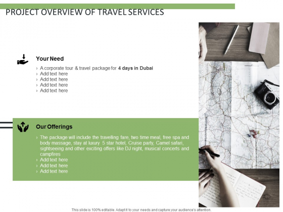 Project Overview Of Travel Services Ppt PowerPoint Presentation Ideas Information Project Overview Of Travel Services Ppt PowerPoint Presentation Ideas Information