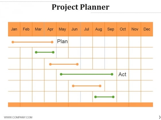 project planner template 1 ppt powerpoint presentation professional presentation planner template