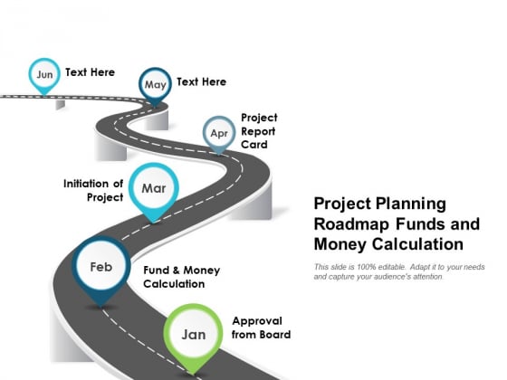 Project Planning Roadmap Funds And Money Calculation Ppt PowerPoint Presentation Model Slide Download Project Planning Roadmap Funds And Money Calculation Ppt PowerPoint Presentation Model Slide Download