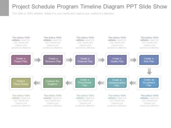 ppt schedule