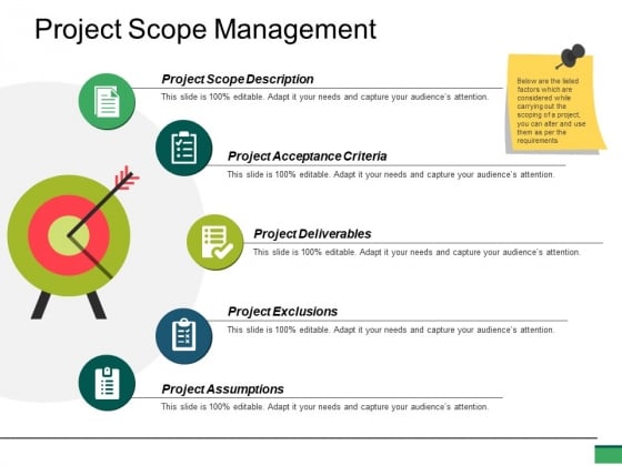 project scope management ppt powerpoint presentation gallery example topics powerpoint templates