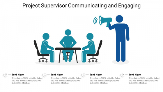 Project Supervisor Communicating And Engaging Ppt PowerPoint Presentation File Picture PDF