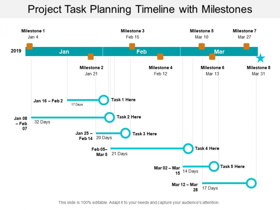 Project Task Planning Timeline With Milestones Ppt PowerPoint Presentation Summary Show Project Task Planning Timeline With Milestones Ppt PowerPoint Presentation Summary Show