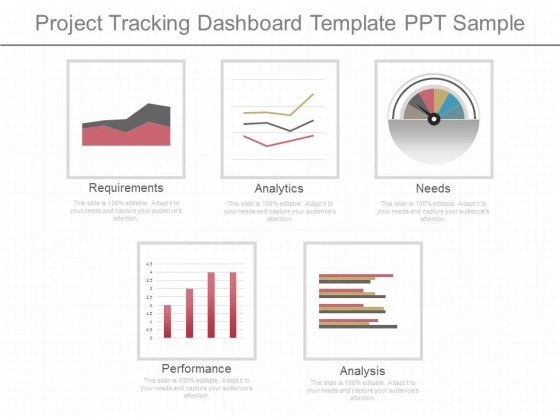 Project Tracking Dashboard Template Ppt Sample